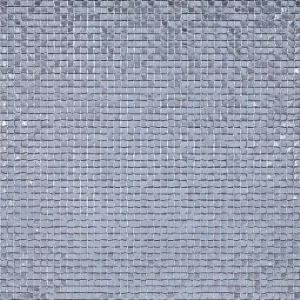 GRESIE 6JS053 - 60X60 cm, porțelanată cu aspect metalic în relief, argintiu, rectificată, glazurată, ideală pentru placări decorative interioare.