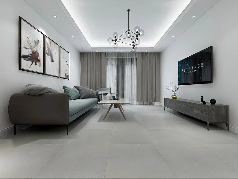 GRESIE MCK66211 - 60X60 cm, porțelanată mată, gri deschis, rectificată, finisaj lapato, ideală pentru interior.