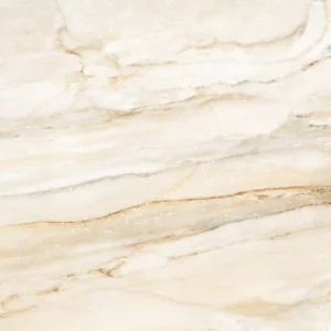 GRESIE ROZA GOLD - 60X60 cm, porțelanată lucioasă, cu nuanțe calde de crem și nervuri delicate, rectificată, ideală pentru spații elegante.