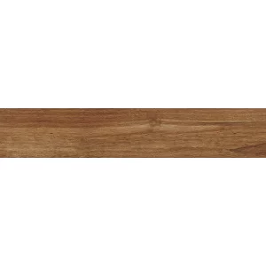 GRESIE MSK18203 - 15X80 cm, porțelanată semi-mata, nerectificata, în nuanțe calde de maro cu aspect realist de lemn, pentru un decor natural și primitor.