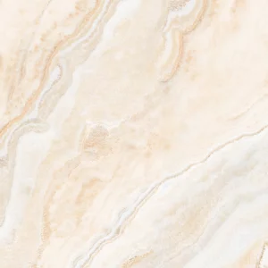 GRESIE ONYX FANTASY-A - 60X120 cm, porțelanată-glazurată, lucioasă, crem cu efect onix translucid, ideală pentru spații elegante, interior și exterior.