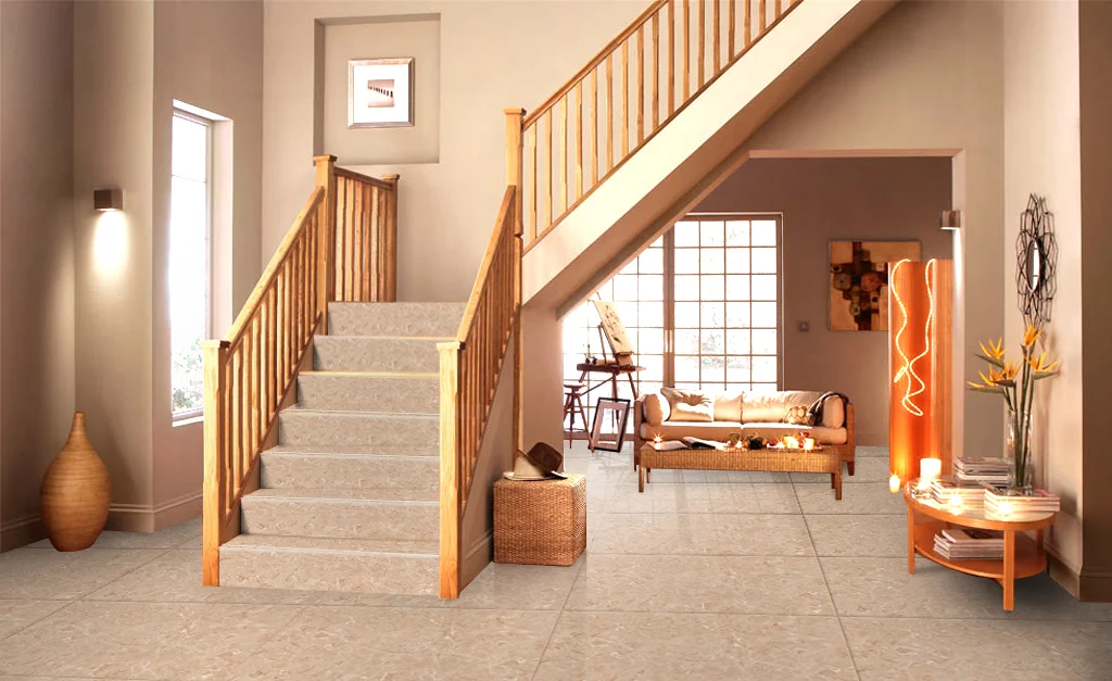 Treapta gresie, portelanata, 30X120 cm, PARADISO BEIGE, bej, lucioasa, rectificata