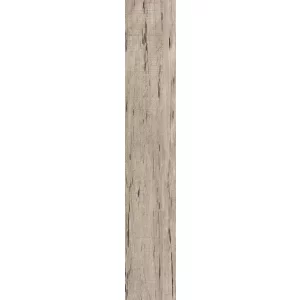 GRESIE 6804 TAURAS WOOD GRIS - 19.5X120 cm, porțelanată, glazurata, rectificata, aspect lemn, în nuanțe de gri cu accente închise și efecte metalice discrete, destinată interioarelor moderne, rezistentă și elegantă.