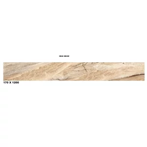 CONTRATREAPTA GRESIE IRNO BEIGE - 120X17 cm, porțelanată lucioasă, bej cu aspect de piatra naturala, rectificată, pentru interior și exterior.