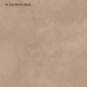 GRESIE RENOLT BEIGE - 60X60 cm, portelanată, glazurată, suprafata mată, rectificată, aspect simplu, versatil, în nuanțe de bej natural, ideală pentru trafic intens, pentru spatii interioare si exterioare.