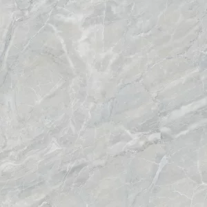 GRESIE JBN83640D - 80X80 cm, porțelanată, rectificata, finisaj lucios nano, aspect de marmura gri deschis cu vene discrete, ideală pentru interioare moderne și luminoase.