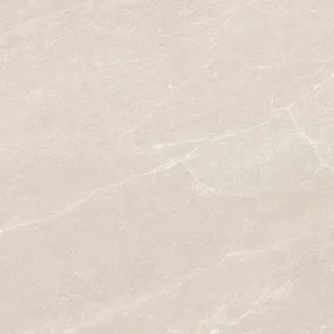 GRESIE RIVERSTONE BIANCO GRANDE - 60X120 cm, porțelanată, glazurată, rectificată, suprafată mată, cu efect de piatră naturală, potrivită pentru interior și exterior.