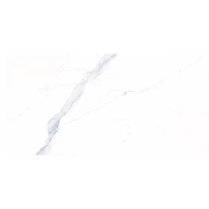 GRESIE exterior,SLIM 4.8MM PK02 60X120, portelanata, aspect piatra naturala, alba cu gri, lucioasa, rectificata 