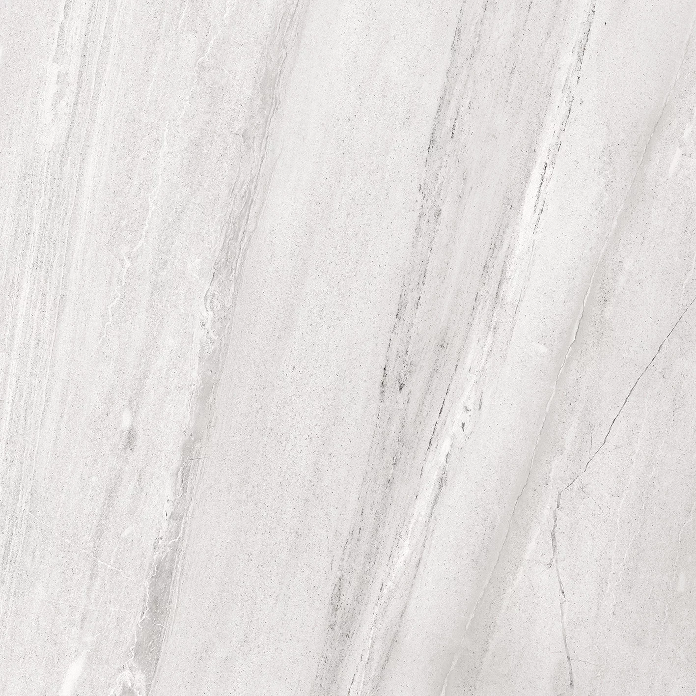 GRESIE MARBLE THASOS - 60X60 cm, porțelanată, în nuanțe de gri deschis cu vene fine, aspect de marmură naturală lucioasă, ideală pentru interioare elegante și moderne.