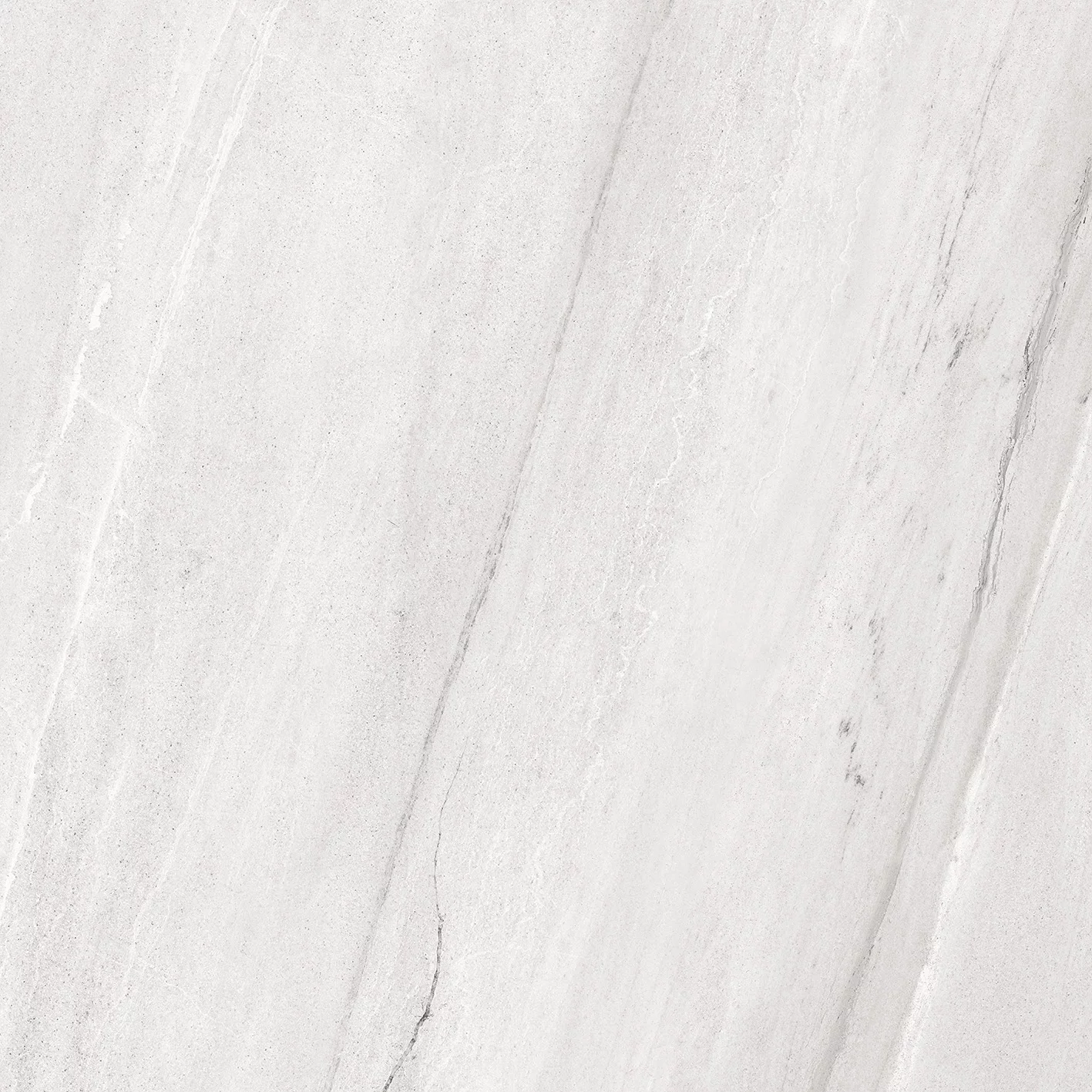 GRESIE MARBLE THASOS - 60X60 cm, porțelanată, în nuanțe de gri deschis cu vene fine, aspect de marmură naturală lucioasă, ideală pentru interioare elegante și moderne.