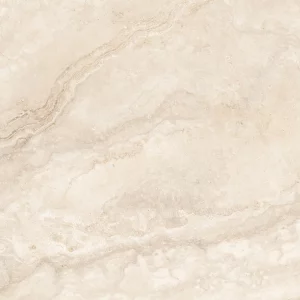 GRESIE GOLD PADOVA (GS88003) - 80X80 cm, porțelanată, lucioasă, în nuanțe calde de bej deschis cu inserții aurii subtile și aspect marmorat elegant, ideală pentru interioare sofisticate.