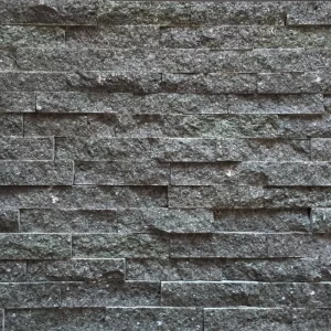 PIATRA NATURALA CS1199 - 15X60 cm, în nuanțe elegante de gri închis, antracit, perfectă pentru decoruri moderne si elegante, interioare și exterioare.