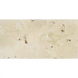 TRAVERTIN ANTIQUE MIX BLEND - 40.6x61x1.2 cm, finisaj tumbled și nechituit, în nuanțe calde de crem și bej, ideal pentru placări interioare și exterioare cu aspect antichizat autentic.