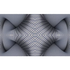 TAPET 5D FASHION GK 855413 - 106X1000 cm (10.6 mp/rolă), cu design geometric tridimensional în tonuri de gri și argintiu. Creează un efect vizual spectaculos, perfect pentru spații moderne, high-tech sau minimaliste.