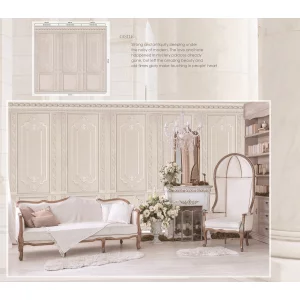Tapet mural LUXURY GK NVH330301 – 105 cm x 280 cm (2.94 m²/ panou), panou mural decorativ, stil clasic elegant, din hârtie mată cu model ornamental clasic în tonuri ivoire, potrivit pentru interioare rafinate. 