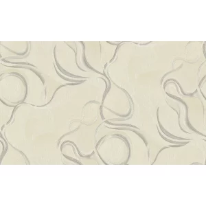 TAPET PVC ROYAL 90706 - 106X1000 cm (10.6 mp/rolă), cu design abstract elegant în nuanțe de crem și gri sidefat. Un tapet modern și rafinat, perfect pentru interioare luminoase și spații contemporane.