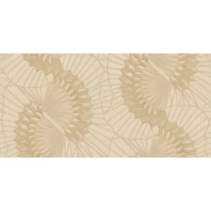 TAPET PVC ROYAL 93039 - 106X1000 cm (10.6 mp/rolă), cu model geometric 3D în nuanțe calde de bej și auriu deschis. O alegere elegantă și luminoasă, perfectă pentru interioare moderne cu accente rafinate.