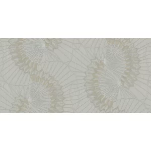 TAPET PVC ROYAL 93040 - 106X1000 cm (10.6 m²/ rolă), PVC, lavabil, cu model modern geometric 3D abstract în nuanțe de gri deschis și bej, potrivit pentru interioare elegante.