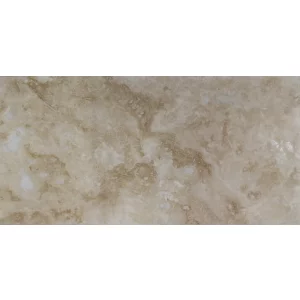 TRAVERTIN LIGHT MEDIUM CROSS CUT - 30.5X61X1.2 cm, finisaj mat (honed) și suprafață chituită, cu nuanțe calde de crem și bej, ideală pentru spații elegante și luminoase.