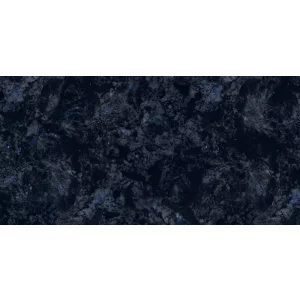 GRESIE VOLCANO BLUE - 80X160 cm, porțelanată, în nuanțe intense de albastru închis cu reflexe gri-negru și accente luminoase, aspect marmură lucioasă, ideală pentru interioare exclusiviste.