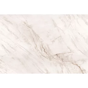 GRESIE SENSO WHITE - 120X180 cm, porțelanată, finisaj mat Baby Finish cu textură catifelată, suprafață impermeabilă, rezistență la uzură PEI IV. Ideală pentru interioare moderne, cu efect natural de marmură alba cu insertii gri-bej.