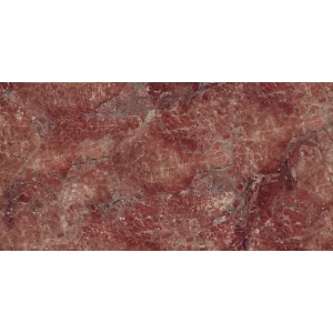 Gresie interior/exterior, portelanata, 60X120 cm, WEB ROSSO GRANDE  , aspect piatra naturala, bordo, lucioasa , rectificata