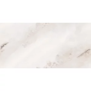 GRESIE ULTRA ONYX (ENDLESS K22039SB1) - 80X160 cm, porțelanată, în nuanțe elegante de alb-crem cu fine accente gri-bej, aspect luxos de onix natural, finisaj lucios, ideală pentru interioare moderne și rafinate.