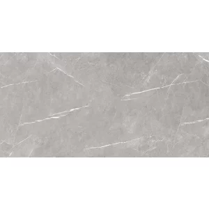 FAIANTA VISTA DARK LUSTER - 40X80 cm, ceramica glazurată, suprafata mată cu efect subtil luster, aspect de marmura gri, ideală pentru interioare moderne.