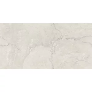 GRESIE ENDLESS RAPOLANO BIANCO - 60X120 cm, porțelanată, rectificată, glazurată, finisaj mat cu carving, nuanțe alb-gri, model cu continuitate, interior-exterior.