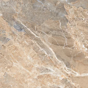 GRESIE AMICO LIGHT - 60X120 cm, porțelanată, rectificată, glazurată, finisaj lucios, aspect marmură bej-gri cu detalii naturale, random 4, interior.