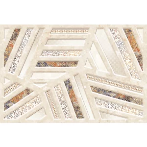 FAIANTA DEVLON 2034 HL 1 - 30X45 cm, ceramica glazurată lucioasă, rectificata, model geometric în relief, finisaj elegant pentru interior.