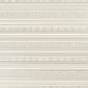 FAIANTA DEC BAG BEIGE - 20X60 cm, ceramica glazurată, nerectificata, suprafata lucioasa cu dungi texturate în relief, stil elegant și versatil, in nuante calde de bej si crem.