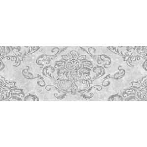 FAIANTA G83091C MOTTLED GRAY GLOSSY - 30X80 cm, are un design elegant, cu model damasc în nuanțe de gri marmorat, finisaj lucios și glazurat, ideal pentru interioare rafinate. Formatul generos, împreună cu margini rectificate, oferă un aspect continuu și modern pereților.