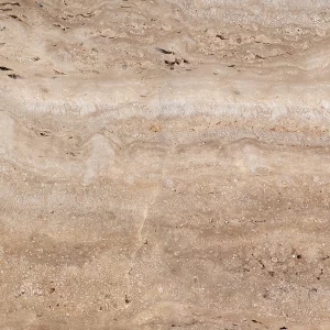 GRESIE TRAVERTINE NATURAL DK FL - 30X30 cm, ceramica glazurata, rectificata, finisaj mat, inspirată de textura travertinului natural în nuanțe bej închis, eleganță clasică și durabilitate pentru spații interioare moderne.