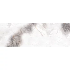 FAIANTA MARBLE SEA-STAR AC-12249 L - 25X75 cm, ceramica glazurată, suprafata lucioasă, cu aspect marmorat elegant în nuanțe de alb, gri și accente maronii, ideală pentru interioare sofisticate.