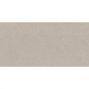 FAIANTA BRITO DK 31002-B - 30X60 cm, ceramica glazurată, rectificată, cu model unitar geometric, într-o nuanță caldă de bej închis, cu finisaj mat, recomandată pentru placarea pereților interiori.