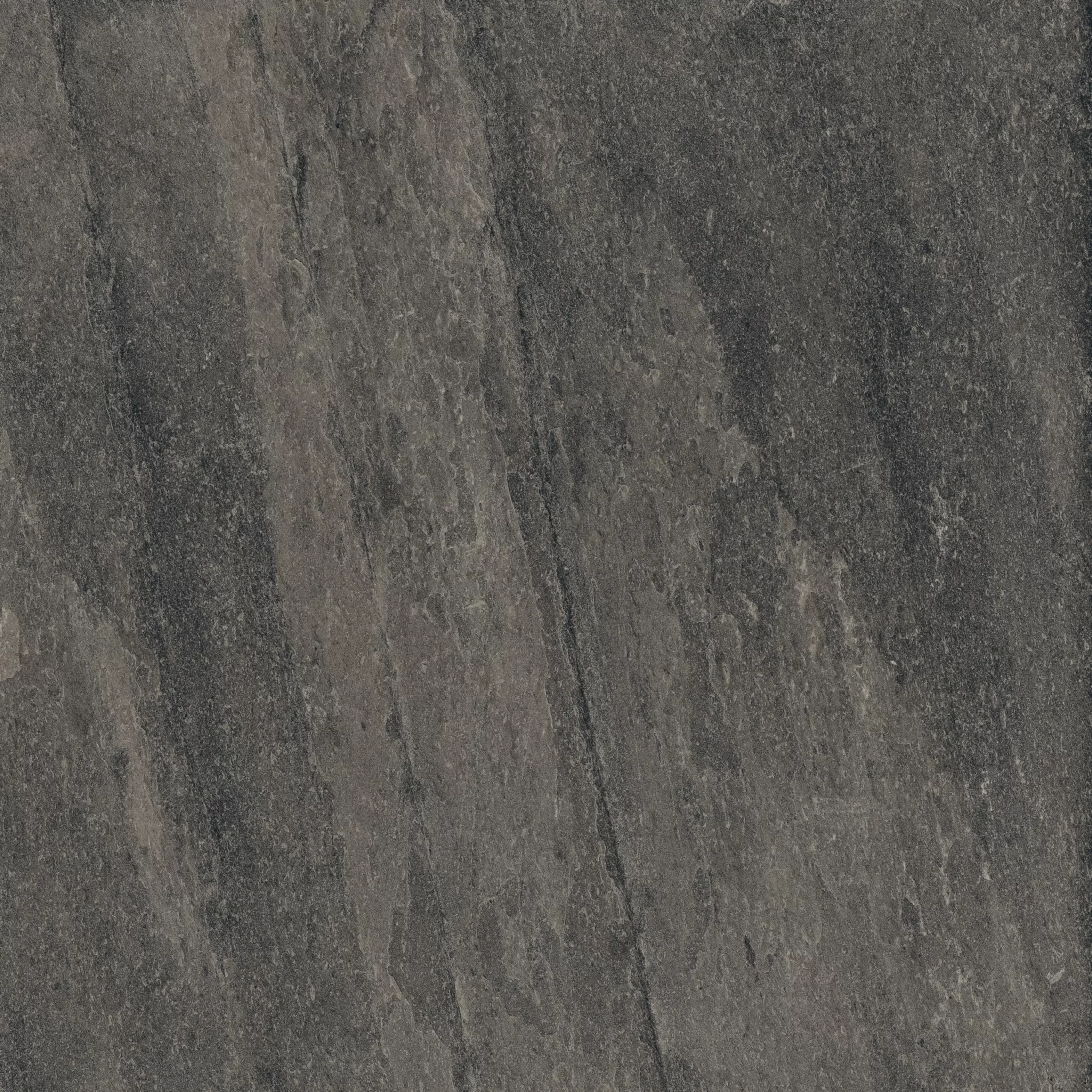 GRESIE MULTISTONE ANTRACITA - 60X60 cm, porțelanată, finisaj mat, nuanțe negre, rectificată, potrivită pentru interior și exterior.