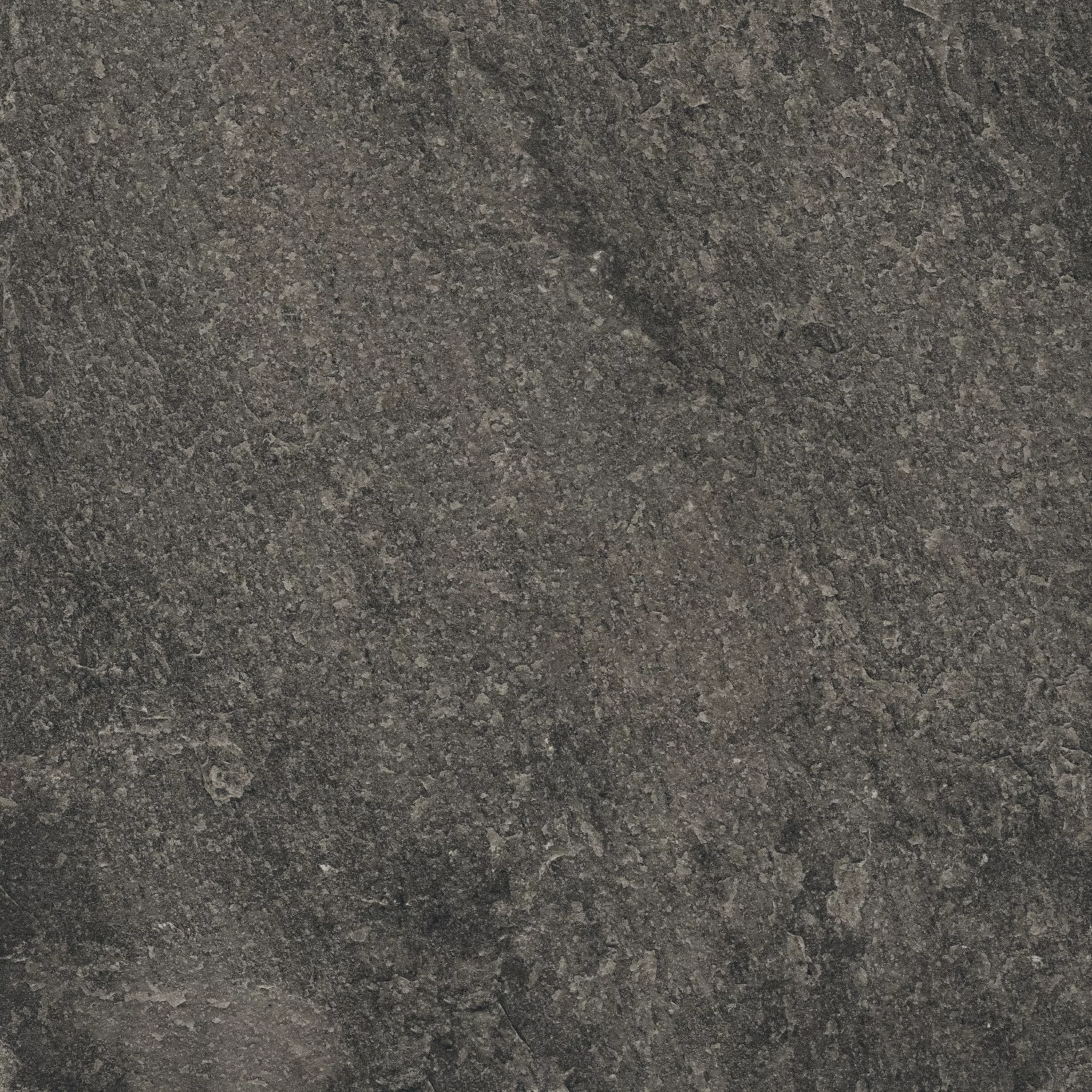 GRESIE MULTISTONE ANTRACITA - 60X60 cm, porțelanată, finisaj mat, nuanțe negre, rectificată, potrivită pentru interior și exterior.