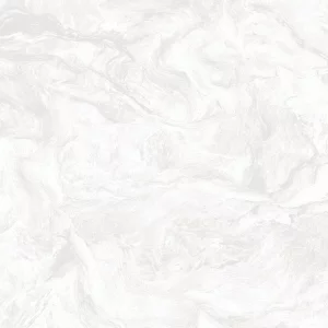 GRESIE VOLCANO BIANCO - 60X60 cm, porțelanată, alb cu inserții gri, lucioasă și rectificată, potrivită pentru interior și exterior.