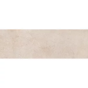 FAIANTA AC-13341-L IRISH CREAM - 25X75 cm, ceramica glazurată, rectificată, cu finisaj mat, aspect de piatra naturala crem, ideală pentru placarea pereților la interior.