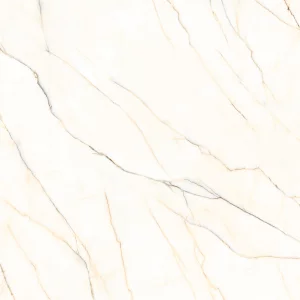 GRESIE VENATINO BIANCO CARVING - 60X120 cm, porțelanată, finisaj mat carving, aspect de marmura alba eleganta cu vene aurii discrete, pentru interioare și exterioare sofisticate.