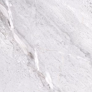 GRESIE LARDIN GREY - 60X60cm, ceramică glazurată lucioasă, rectificata, cu design elegant în nuanțe de gri deschis și venaturi subtile, ideală pentru spații interioare moderne și luminoase.