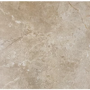 GRESIE NEW CINDERELLA BEIGE - 60X60 cm, ceramică glazurată mată, rectificata, în tonuri calde de bej si maro deschis, cu insertii albicioase, cu design uniform care imita textura pietrei naturale, ideală pentru interioare elegante și confortabile.