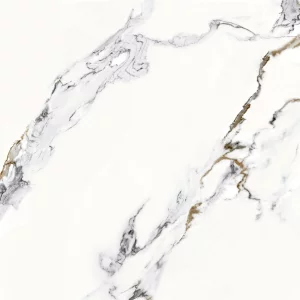 GRESIE SILVER MOLDE (GS88062) - 80X80 cm, porțelanată lucioasă, rectificată, cu inserții argintii și tehnologie Inkjet Nano Crystal Silk Printing, ideală pentru spații elegante și moderne.