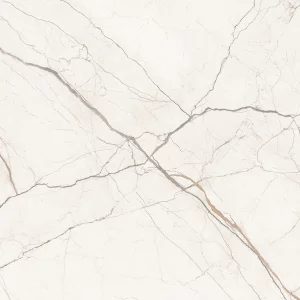 GRESIE ARISTO BIANCO - 60X120 cm, porțelanată, aspect de marmură crem cu inserții gri și maro, finisaj mat elegant, fiind alegerea ideală pentru spații sofisticate, moderne și luminoase.
