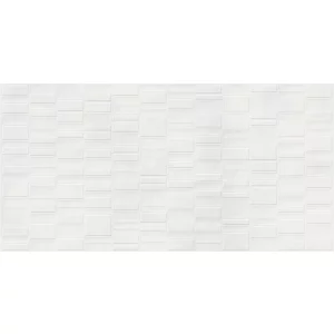 GRESIE CONCRETE BIANCO VEGA - 60X120 cm, porțelanată, glazurata, aspect de ciment gri deschis cu finisaj mat carving embosat, fiind ideală pentru placarea pereților decorativi.