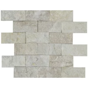 MARMURA CREMA PEARL - 5X15 cm, finisaj scapitat, în nuanțe calde de crem, ideală pentru placări interioare și exterioare. 