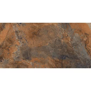 GRESIE CALIFORNIA GOLD SLATE - 80X160 cm, porțelanată, aspect de piatră naturală în tonuri de maro-auriu și gri-ardezia, finisaj mat cu efect multicraving, ideală pentru interioare și exterioare cu stil natural și autentic.