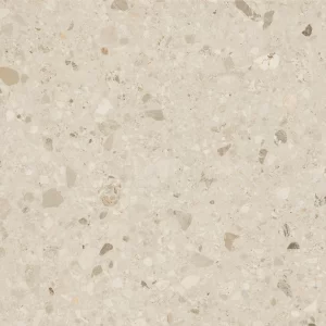 GRESIE CEPPO DI BEIGE - 80X160 cm, porțelanată, aspect terrazzo in nuante deschise de bej, cu incluziuni minerale naturale, finisaj mat cu efecte speciale Diamond, ideală pentru interioare și exterioare elegante