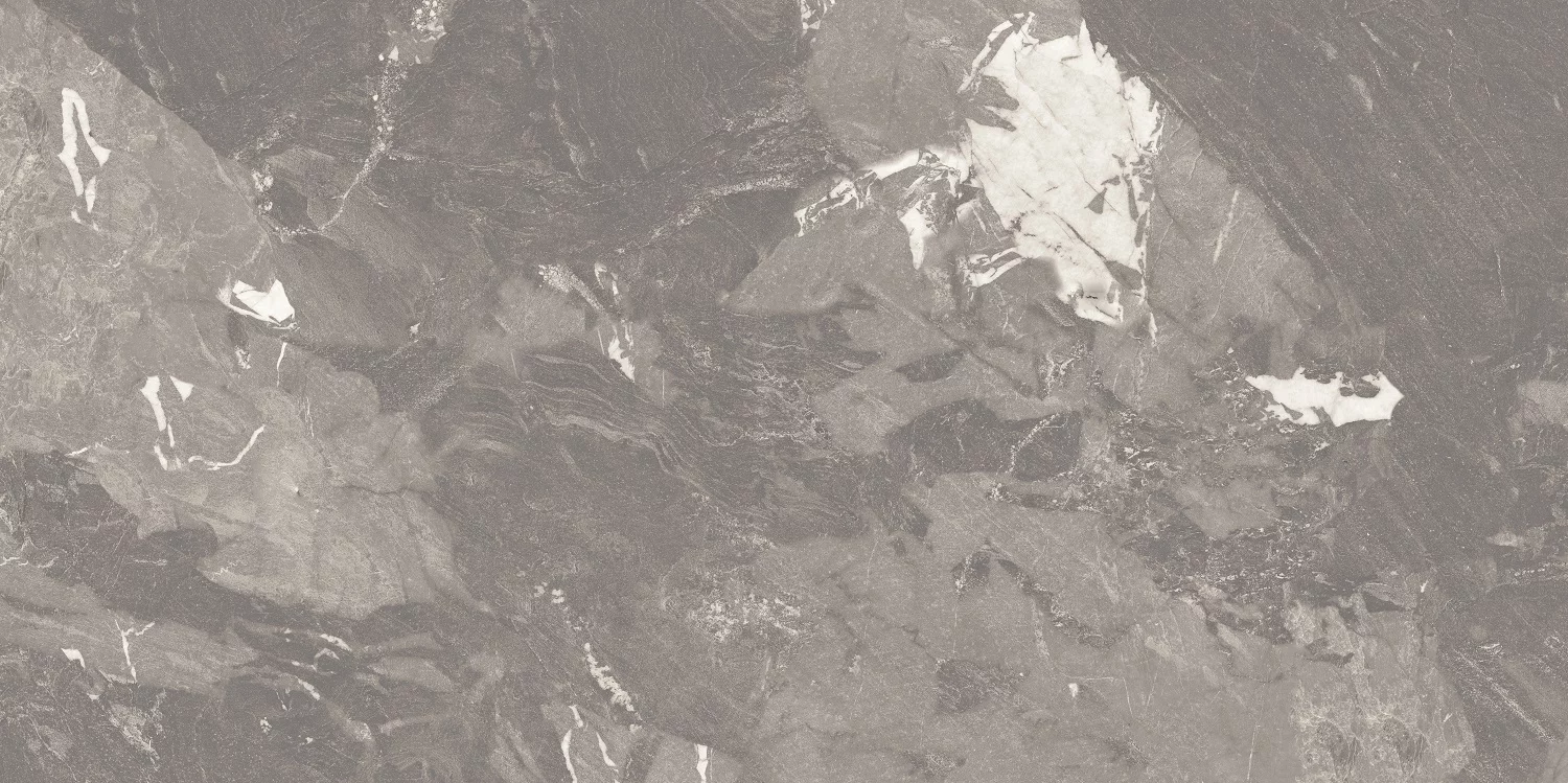 GRESIE GRIGEO NATURAL PEARL - 60X120 cm, porțelanată, surprinde frumusețea brută a pietrei naturale, într-o nuanță elegantă de gri și cu finisaj pearl mat sofisticat.